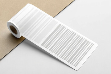 Printable Barcode Tag Template for Retail or Logistics