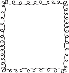 doodle scribble frame element