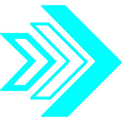 Futuristic Arrow Shape