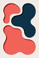 Modern Abstract Botanical Shapes Artwork
