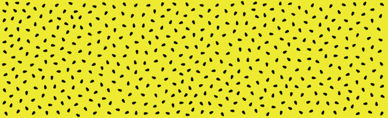 Abstract bright yellow watermelon background with seeds - Vector illustration