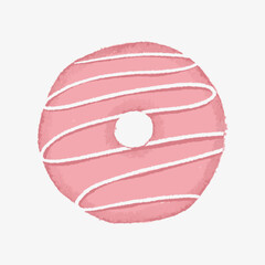 Donut Illustration – Hand Drawn Cute Dessert