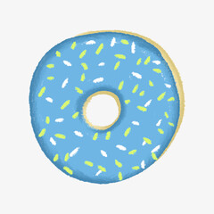 Donut Illustration – Hand Drawn Cute Dessert