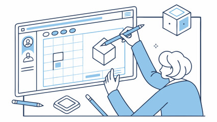 Digital Design Workflow: Creating 3D Graphics on a Computer