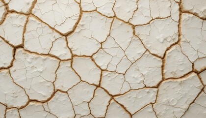 Obraz premium Cracked earth shows the effects of drought and extreme dryness