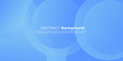 Abstract blue background with overlapping circles pattern