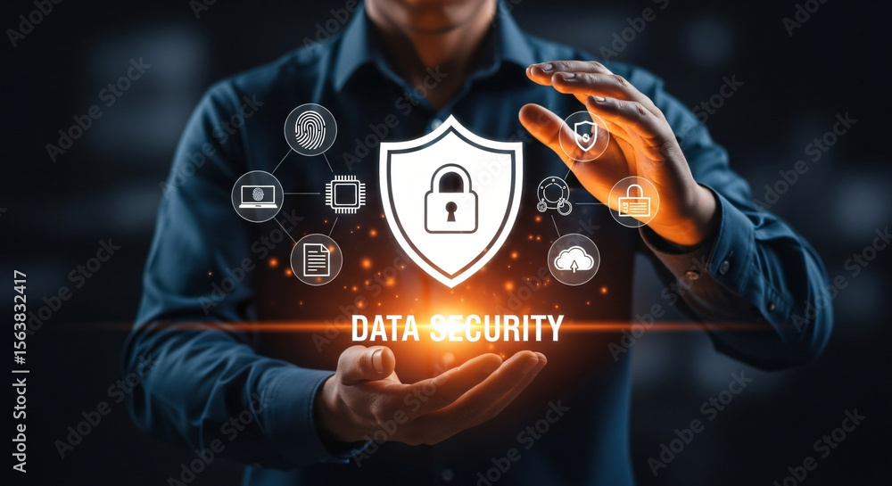 Poster protecting your digital assets a comprehensive guide to data security