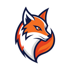 Obraz premium red fox head