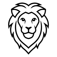 Fototapeta premium lion head vector