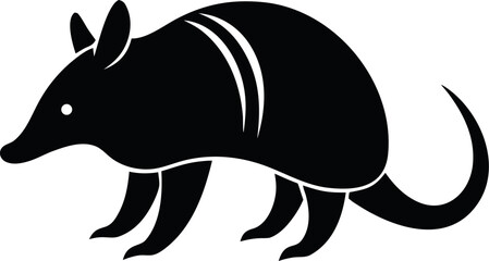 Obraz premium armadillo silhouette icon