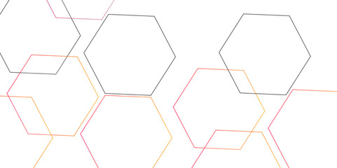 Abstract hexagon white background with shadow .Abstract geometric overlapping hexagon pattern abstract futuristic background design.hexagon geometric pattern vector illustration 