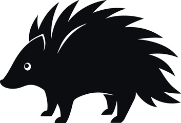 porcupine silhouette icon