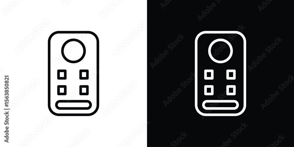 Poster intercom icon for website, vector design template elegant style