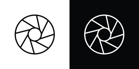 Perpetual motion icon for website, vector design template elegant style