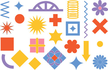 set of vector stickers