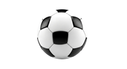 Classic Black and White Soccer Ball: A Timeless Image of the Beautiful Game