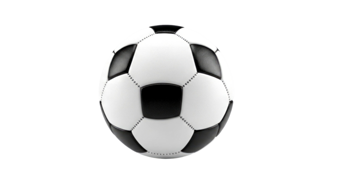 Classic Black and White Soccer Ball: A Timeless Image of the Beautiful Game - Powered by Adobe