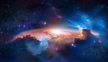 explore cosmic nebulae and clusters with space s view into a distant galaxy