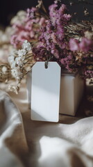 Eco-Friendly Gift Box with Blank Label 