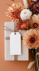 Eco-Friendly Gift Box with Blank Label 