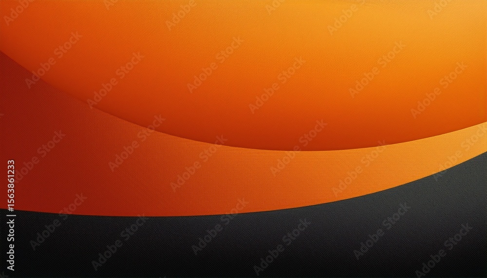 Poster orange and black gradient background design with grainy noise texture effect web banner design produ