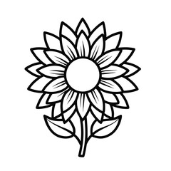 vector illustration of a flower
