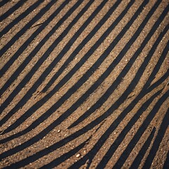 Colorful Striped Road Surface Abstract Pattern