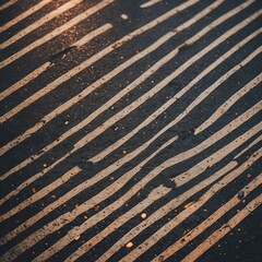 Colorful Striped Road Surface Abstract Pattern