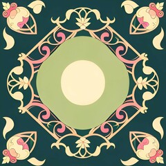 Abstract Geometric Pattern and Colorful Texture Background