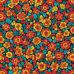 Abstract Geometric Pattern and Colorful Texture Background