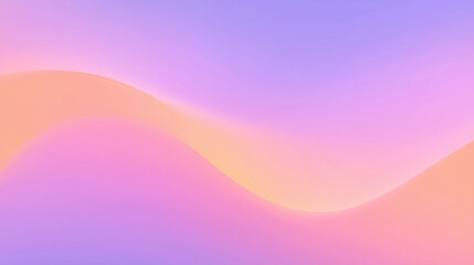 Soft pastel gradient transitions from peach to lavender with smooth flowing effects. Airy and modern artistic style conveys a calm feeling