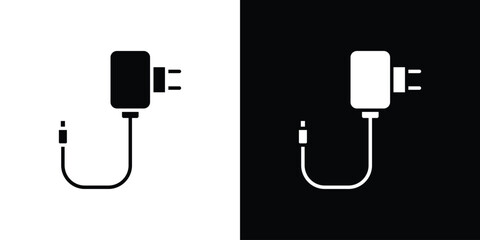 Charger icon of glyph style design vector pack