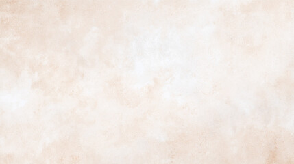 Obraz premium Soft watercolor background features neutral beige tones with gentle stains and brush marks. Concept of handcrafted design, artful branding, stationery and decor