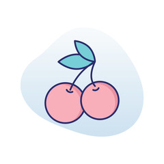 Cherry Vector icon