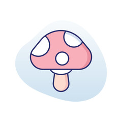Mushroom Vector icon