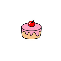 cupcake with cherry