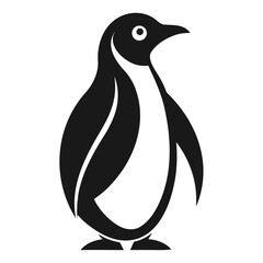 penguin on a white background