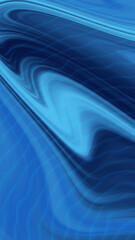Abstract Blue Wavy Texture with Fluid Lines and Gradient Patterns