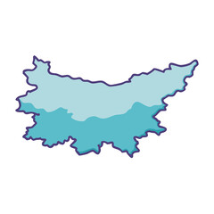 Fototapeta premium map of ukraine