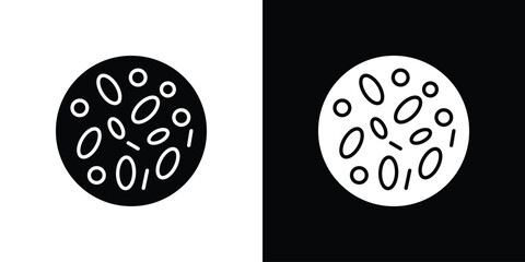 Thalassaemia icon of glyph style design vector pack