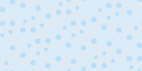 Light Blue Polka Dot Seamless Pattern for Nursery Wallpaper or Kids Fabric Design