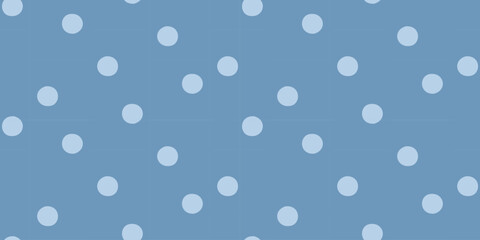 Light Blue Polka Dot Seamless Pattern for Nursery Wallpaper or Kids Fabric Design