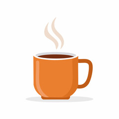 Warm Brew: A vibrant image of a steaming mug of coffee evokes a sense of cozy comfort and the simple pleasures of a daily ritual.