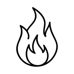 fire icon vector illustration
