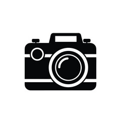 Camera Icon – Photography Concept in Black

