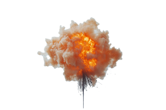 Intense heatwave from fire detonation