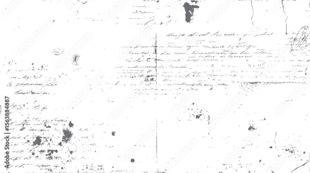 Poster distressed script writing texture with grunge paper. aged document surface for overlay. great for cl