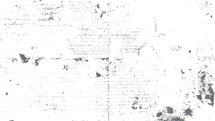 Old script page collage with grunge paper texture. Abstract vintage writing surface design. Great for retro posters and art backgrounds.