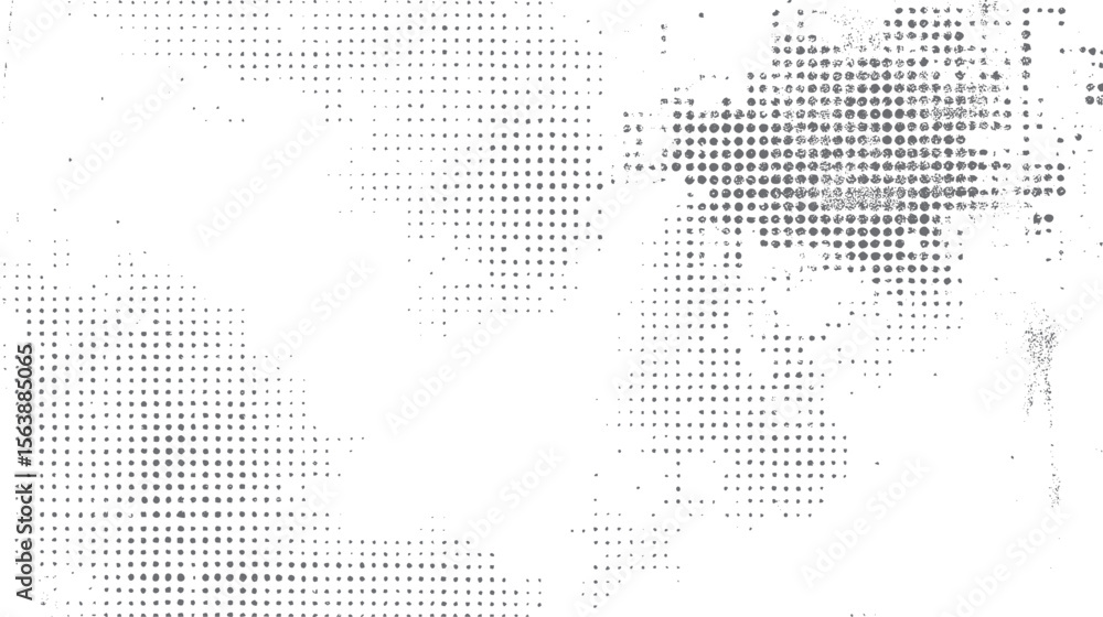 Poster halftone grunge texture abstract background. creative dotted design element for overlay effects. per