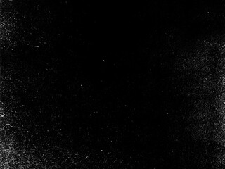 Dust Old Rough Dirty Black Grunge Noise background. Overlay Effect Photoshop. Easy to add as Overlay or Screen Filter. Dust particles over black background. White dust specks on black background. 